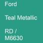 Preview: Ford, Teal Metallic, RD / M6630.